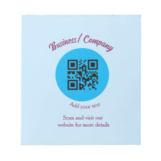 Eenvoudige bedrijfswebsite barcode QR voeg naam to Notitieblok