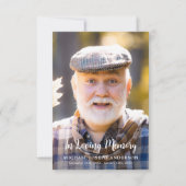 Eenvoudige begrafenis gedenkfoto sympathie gebed K (Voorkant)