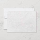 Eenvoudige begrafenis & sympathie bedankkaart w /  (Achterkant)