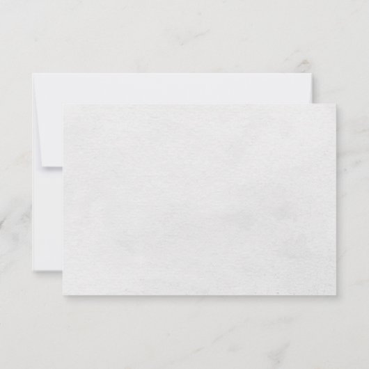 Eenvoudige begrafenis & sympathie bedankkaart w /  (Achterkant)