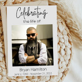 Eenvoudige Begrafenis Viering van het LIFE-program Flyer