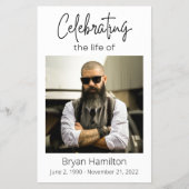 Eenvoudige Begrafenis Viering van het LIFE-program Flyer (Voorkant)