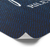 Eenvoudige begrafenisfoto Sympathy Memorial Poster (Hoek)