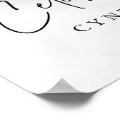 Eenvoudige begrafenisherdenkingsfotoviering van he poster (Hoek)