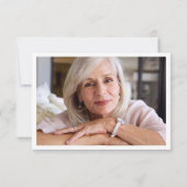 Eenvoudige begrafenissympathie bedankkaart (Achterkant)