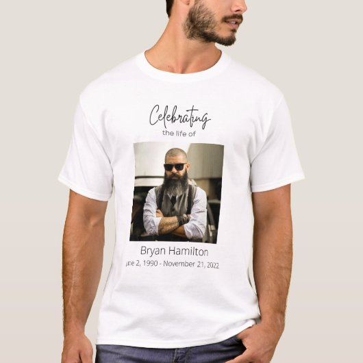 Eenvoudige begrafenisviering van het Life Tshirt (Voorkant)