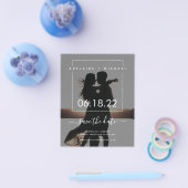 Eenvoudige begroting Elegant Photo Wedding Save th Flyer (Enkel)