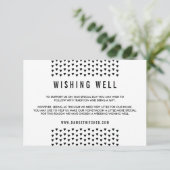 EENVOUDIGE BEHUIZING modern driehoekpatroon zwart Informatiekaartje (Staand voorkant)