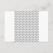 EENVOUDIGE BEHUIZING modern driehoekpatroon zwart Informatiekaartje (Achterkant)