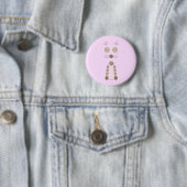 Eenvoudige behuizing ronde button 5,7 cm (In situ)