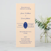 Eenvoudige Beige gepersonaliseerde bruiloft uitnod Save The Date (Staand voorkant)
