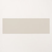 Eenvoudige beige neutrale minimalistische oefening yogamat (Achterkant (horizontaal))