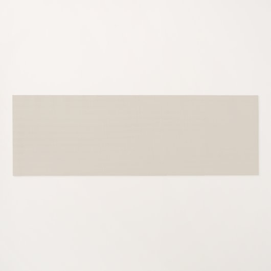 Eenvoudige beige neutrale minimalistische oefening yogamat (Achterkant (horizontaal))