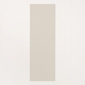 Eenvoudige beige neutrale minimalistische oefening yogamat (Achterkant)