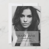 Eenvoudige bekendmaking van Afstuderen | AFSTUDERE Aankondiging (Voorkant)