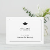 Eenvoudige bekendmaking van Afstuderen Kaart (Staand voorkant)