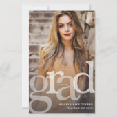 Eenvoudige bekendmaking van het AFSTUDEERDER Overl (Voorkant)