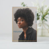 Eenvoudige bekendmaking van het Afstuderen van de  Kaart (Staand voorkant)