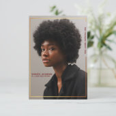 Eenvoudige bekendmaking van het Afstuderen van de  Kaart (Staand voorkant)