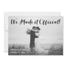 Eenvoudige bekendmaking van Rustic Typography Wedd