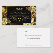 Eenvoudige  benoemingskaart afsprakenkaartje (Voorkant / Achterkant)