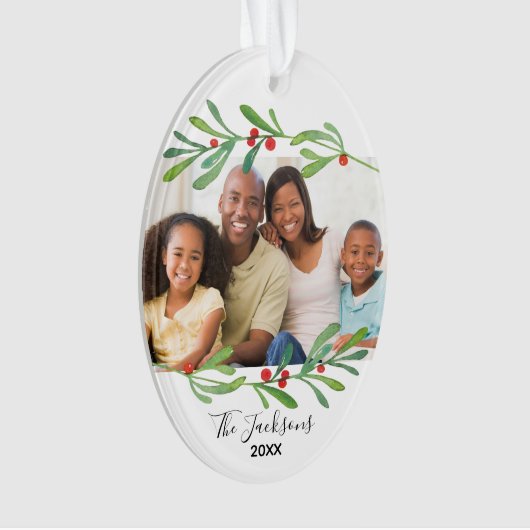 Eenvoudige bessen | Acrylversiering Ornament (voorkant)