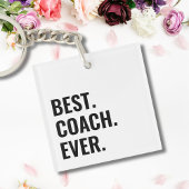 Eenvoudige Beste coach ooit Sleutelhanger