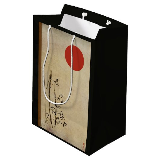 Eenvoudige bestemming medium cadeauzakje (Achterkant Gekanteld)