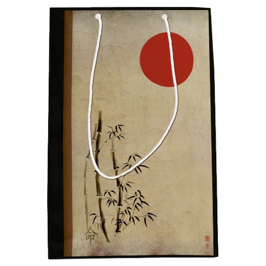 Eenvoudige bestemming medium cadeauzakje (Voorkant)