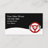 Eenvoudige betaalbare rit hailing Visitekaartjes (Voorkant)