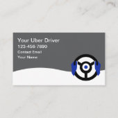 Eenvoudige betaalbare rit hailing Visitekaartjes (Voorkant)