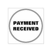 Eenvoudige "BETALING ONTVANGEN" Rubberstempel (Afrduk)