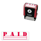 Eenvoudige betaling voor bedrijf  zelfinktende stempel (In situ)