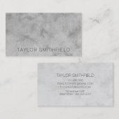 Eenvoudige betonnen textuur visitekaartje (Voorkant / Achterkant)