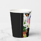 Eenvoudige betoverde donut verjaardag papieren bekers (Rechts)