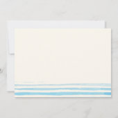 Eenvoudige bevestiging | Jongen Kaart (Achterkant)