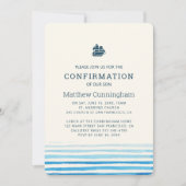 Eenvoudige bevestiging | Jongen Kaart (Voorkant)