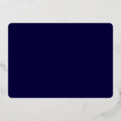 Eenvoudige bevestiging van het Heilige Kruis Folie Uitnodiging (Achterkant)