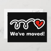 Eenvoudige bewegende briefkaarten met een schattig (Voorkant / Achterkant)