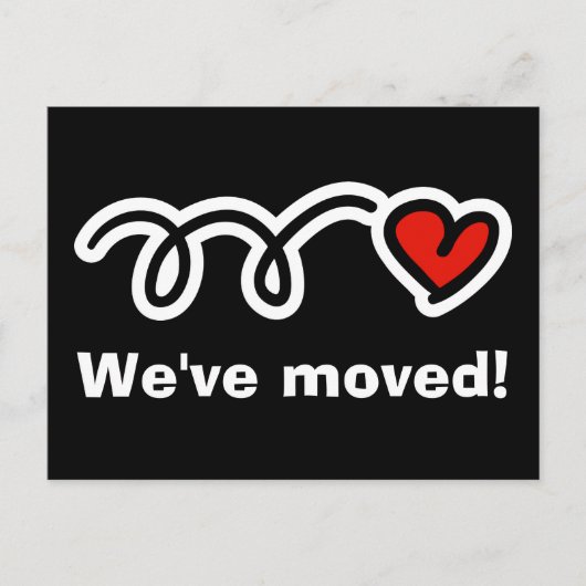 Eenvoudige bewegende briefkaarten met een schattig (Voorkant)