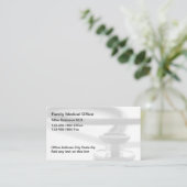 Eenvoudige bewerkbare medische afspraakkaarten afsprakenkaartje (Staand voorkant)