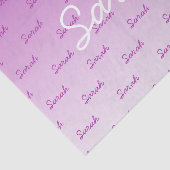 Eenvoudige bewerkbare naam | Bewerkbaar Elke kleur Tissuepapier (Detail)