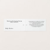 Eenvoudige bewerkbare UPC-kleding voor Logo hangen Kaart (Binnenkant ongevouwen)