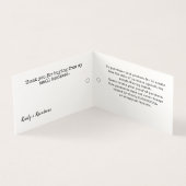 Eenvoudige bewerkbare UPC-kleding voor Logo hangen Kaart (Binnen)