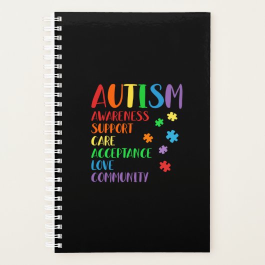 Eenvoudige bewustmaking van autisme bij de accepta planner (Voorkant)