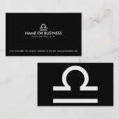 eenvoudige bibliotheca visitekaartje (Voorkant / Achterkant)