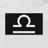 eenvoudige bibliotheca visitekaartje (Achterkant)