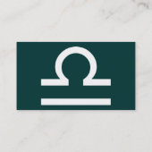 eenvoudige bibliotheca visitekaartje (Achterkant)