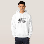 Eenvoudige Bibliotheektrui Hoodie (Voorkant volledig)