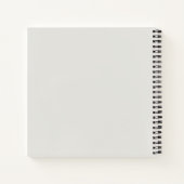 Eenvoudige bijtende vogels op een draad notitieboek (Achterkant)